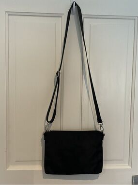 Black Crossbody Shoulder Bag - Women